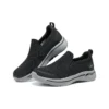 Go Walk Arch Fit-Conference “Preto Cinza”