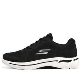 Go Walk Arch Fit “Preto Branco”