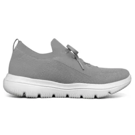 Go Walk Evolution Ultra Low-Top “Cinza Claro”