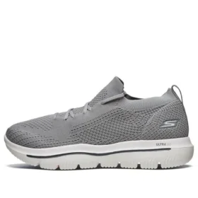 Go Walk Evolution Ultra Low-Top “Cinza Claro Branco”