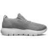 Go Walk Evolution Ultra Low-Top “Cinza Claro Branco”
