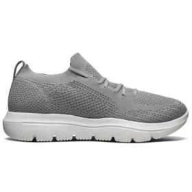 Go Walk Evolution Ultra Low-Top “Cinza Claro Branco”