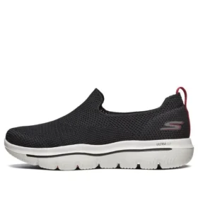 Go Walk Evolution Ultra Low Top Preto/Vermelho