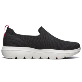 Go Walk Evolution Ultra Low Top Preto/Vermelho