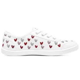 Goldcrown x Skechers Bobs B Cool Sapatilha de cano baixo Branco/Vermelho