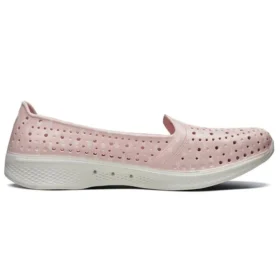 H2 Go Sapatos Slip-on de Canela Baixa Rosa/Vermelho