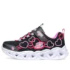 Heart Lights Low-Top K Preto/Rosa