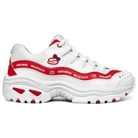 Hello Kitty x Skechers Bota Baixa Vermelha