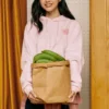 Hoodie com Estampado “Rosa”