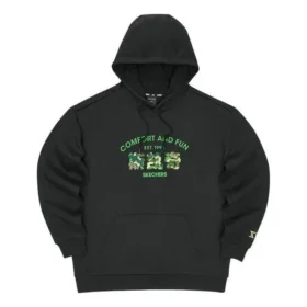 Hoodie com gráfico “Preto Verde Bege Vermelho Cinza”