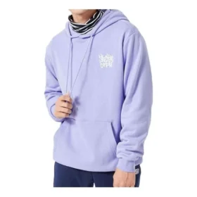 Hoodie com gráfico “Purple White”