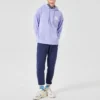 Hoodie com gráfico “Purple White”