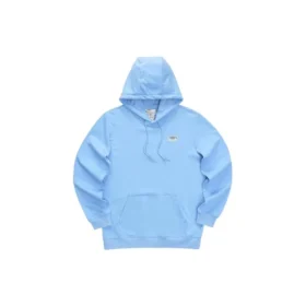 Hoodie com logótipo impresso “Azul Rosa Preto Branco”