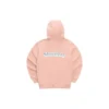 Hoodie com logótipo impresso “Azul Rosa Preto Branco”