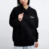 Hoodie com logótipo impresso “Preto Branco”