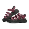 Jammers Poppin” Sandália com tiras “Burgundy”