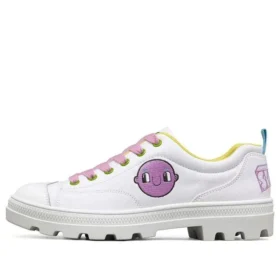 Jeremyville x Skechers Roadies Sapatos de lona de cano baixo Branco