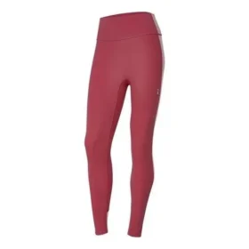 Leggings de fitness justas em malha com estampado de letras “Borgonha”
