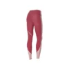 Leggings de fitness justas em malha com estampado de letras “Borgonha”