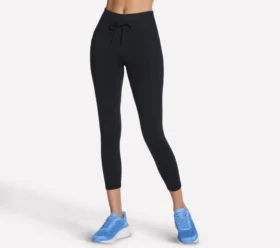 Leggings Go Walk Rib Mix de cintura alta e comprimento 7/8
