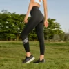 Leggings justas de fitness “Preto Cinza”