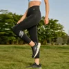 Leggings justas de fitness “Preto Cinza”