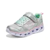 “Light Heart Lights Love Spark” para menina “Cinza Rosa”
