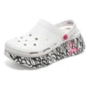Max Cushioning Foamies “Branco Preto Rosa”