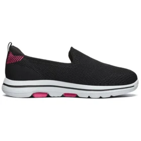 Mocassins Go Walk 5 “Preto Rosa Vermelho”