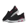 Mocassins Go Walk 5 “Preto Rosa Vermelho”
