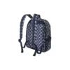 Mochila casual com letras impressas “Navy White”