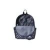 Mochila casual com letras impressas “Navy White”