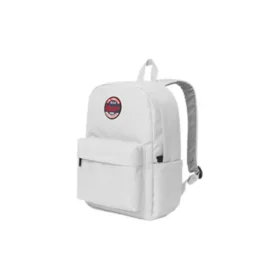 Mochila casual de grande capacidade “Branco Vermelho”