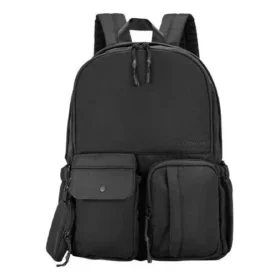 Mochila casual multifuncional de grande capacidade “Preto”