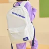 Mochila com logótipo impresso “Branco Azul”