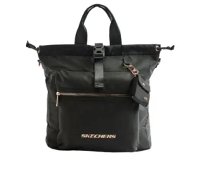 Mochila conversível com fivela