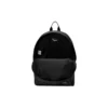 Mochila de tecido de grande capacidade com fecho de correr “Preto Branco”