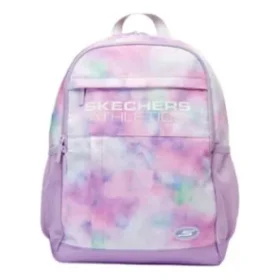 Mochila de tecido leve e de grande capacidade “Roxo Azul Branco”