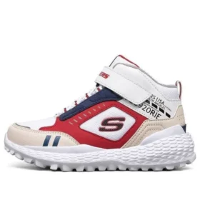 Monster Sapatos “Branco Vermelho Azul-marinho”
