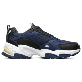 One Punch Man x Skechers Stamina V2 Sapatos de corrida de cano baixo Azul/Preto