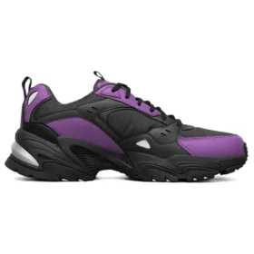 One Punch Man x Skechers Stamina V2 Sapatos de corrida de cano baixo Preto/Roxo