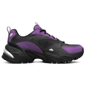 One Punch Man x Skechers Stamina V2 Sapatos de corrida de cano baixo Preto/Roxo