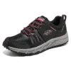 Outdoor Trekking Low Cut “Preto Vermelho Cinza”
