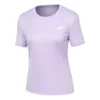 Running Knit de manga curta roxo