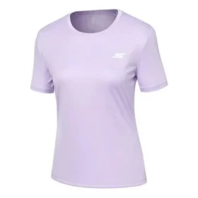 Running Knit de manga curta roxo