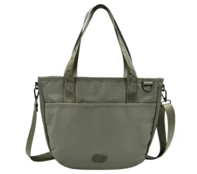 Saco de compras com bolso com argola em D