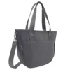 Saco de compras com bolso com argola em D Saco de compras com bolso com argola em D