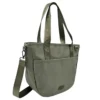Saco de compras com bolso com argola em D Saco de compras com bolso com argola em D