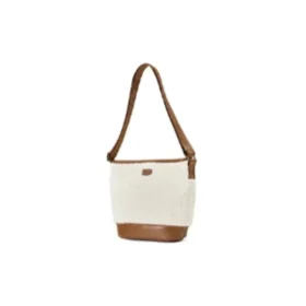 Saco Tote L.A. “Branco Castanho”