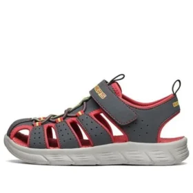 Sandália C-Flex “Cinza Vermelho”